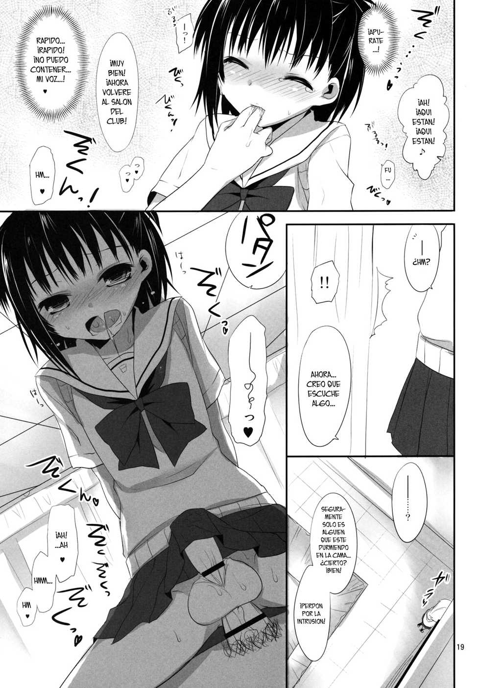 (SC53) [Kumikae DNA (Minakami Kurena)] Ore to Aikawa ga Hokenshitsu de Himitsu no xxx (Prunus Girl) [Spanish] {Fanboo} - Page 18