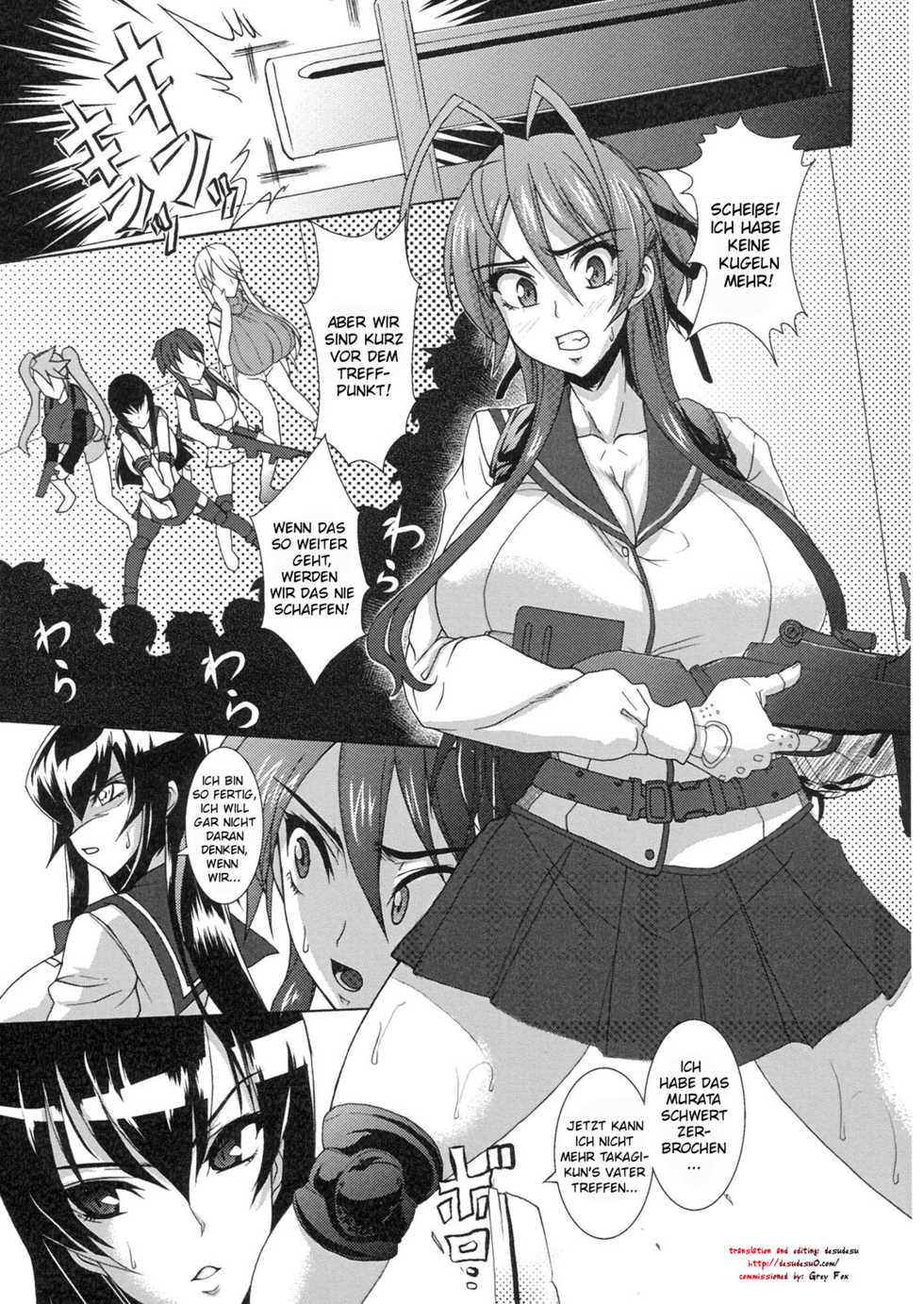 (C79) [Gate of XIII (Kloah)] Nyuujoku Mokushiroku (HIGHSCHOOL OF THE DEAD) [German] {schmidtsst} - Page 4