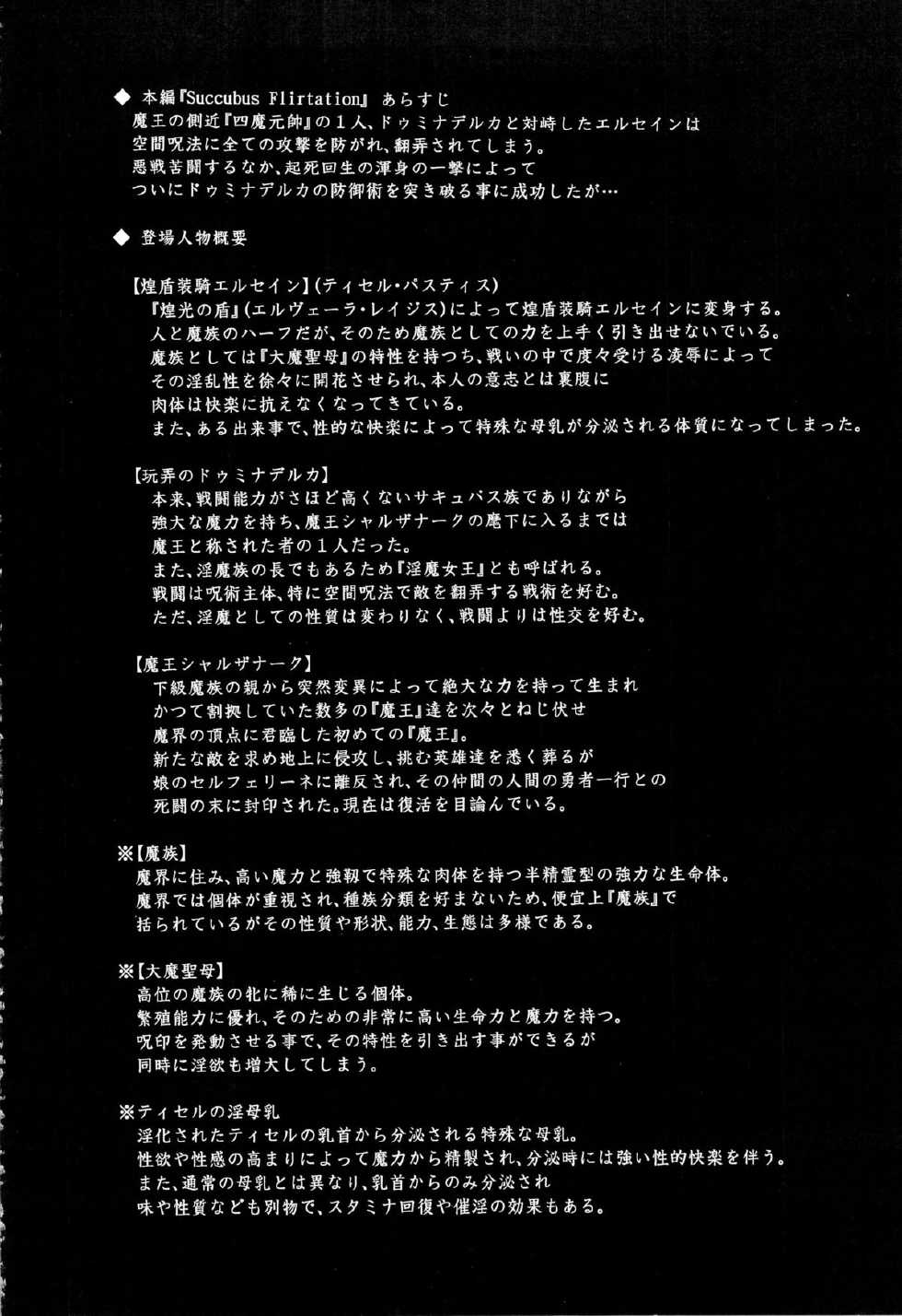 Page 3 C Fonetrason Ryutou Shield Knight Elsain Vol 13 Succubus Flirtation Original Korean Akuma Moe