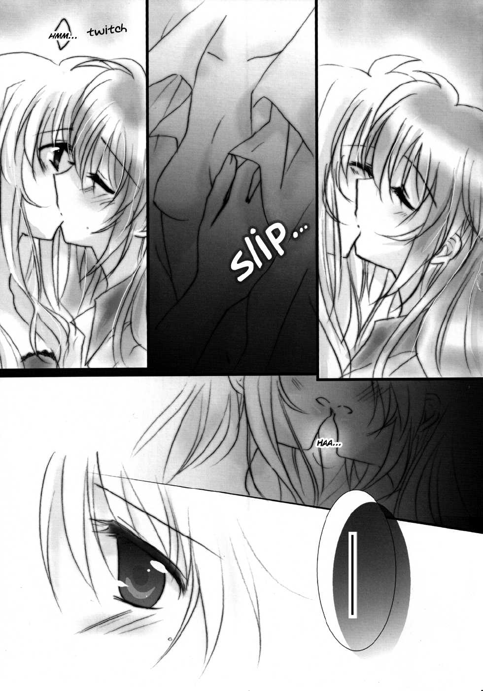 (C83) [Ameiro (Nanashiki)] Hatsu Yoru. | First Night (Mahou Shoujo Lyrical Nanoha) [English] [NanoFate] - Page 6