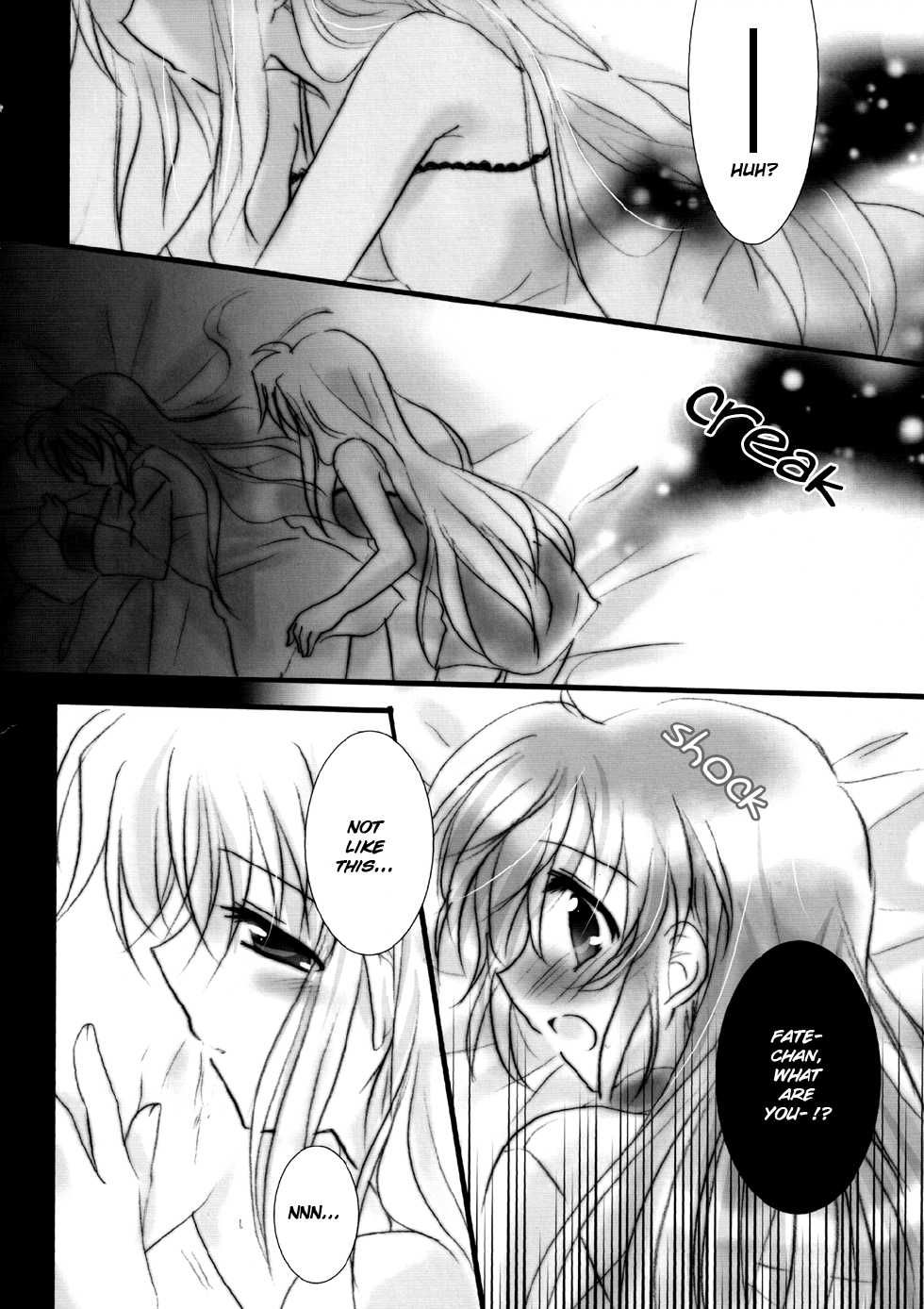 (C83) [Ameiro (Nanashiki)] Hatsu Yoru. | First Night (Mahou Shoujo Lyrical Nanoha) [English] [NanoFate] - Page 19