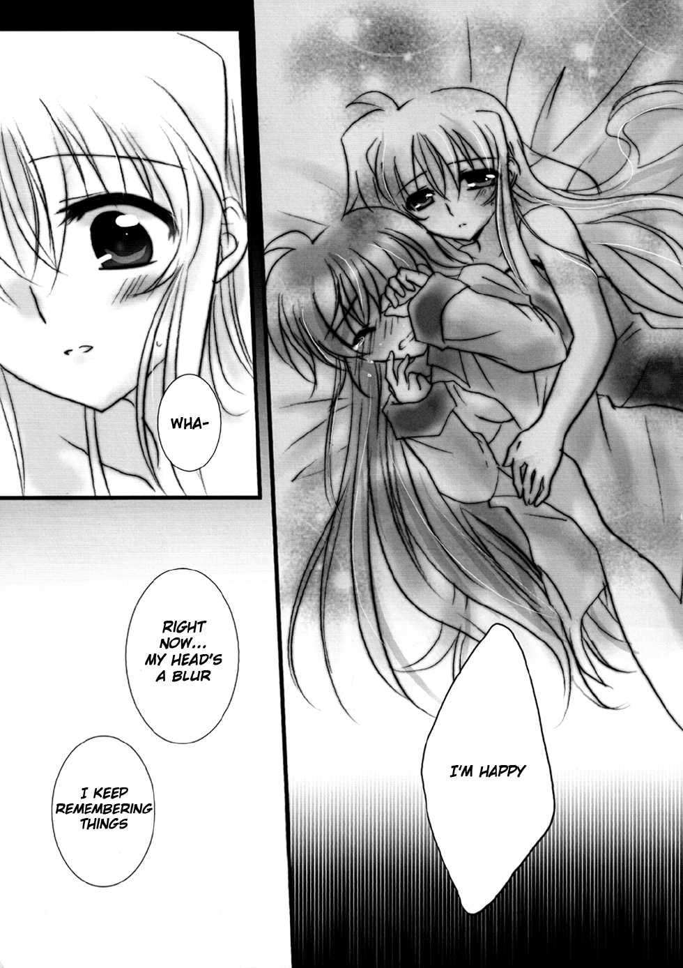 (C83) [Ameiro (Nanashiki)] Hatsu Yoru. | First Night (Mahou Shoujo Lyrical Nanoha) [English] [NanoFate] - Page 24