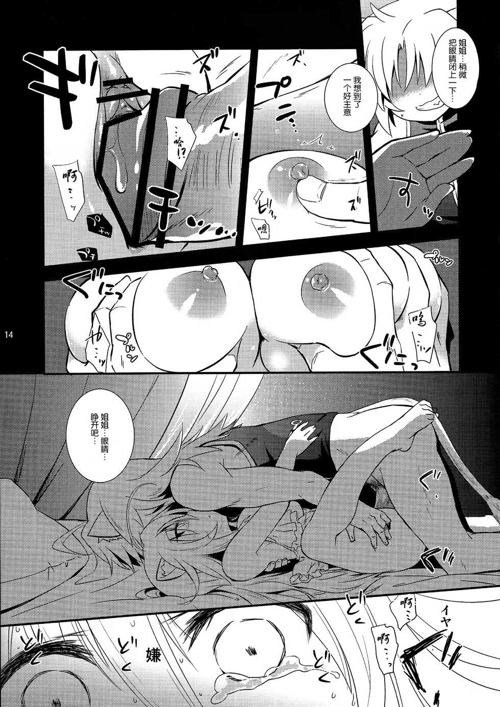 (C83) [Tamafuwa (Okino Matsushiro)] Aneue no Hoshiyomi Doori (DOG DAYS) [Chinese] [脸肿汉化组] - Page 13