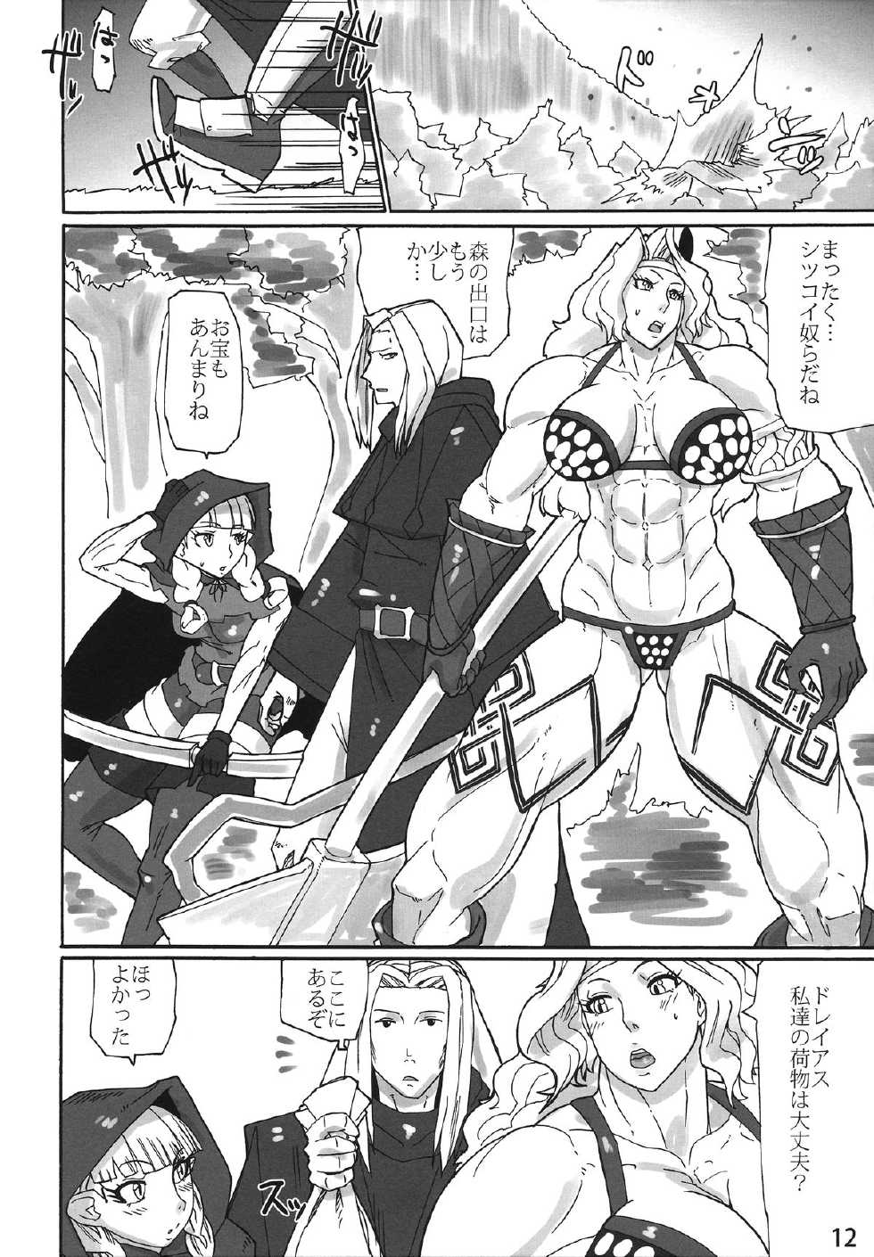 (C82) [Sora wa Chimidoro (JACKASSS)] Tabi wa Tsuzuku (Dragon's Crown) - Page 11