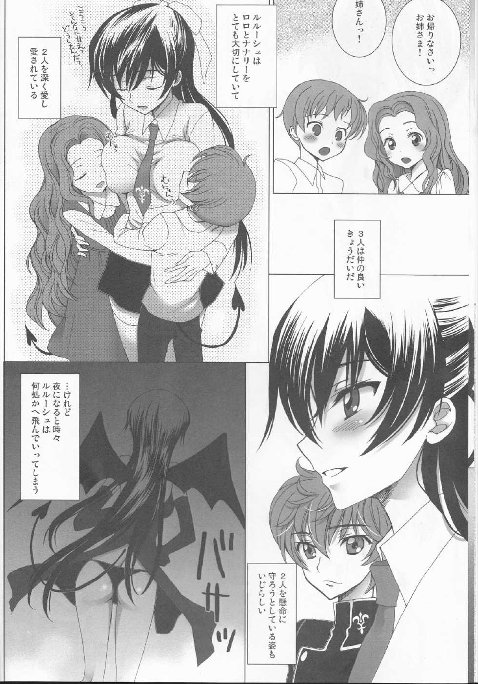 (C82) [MAX&COOL. (Sawamura Kina)] Koakuma Panty ~Sweet Devil's Panty!~ (CODE GEASS: Lelouch of the Rebellion) - Page 9
