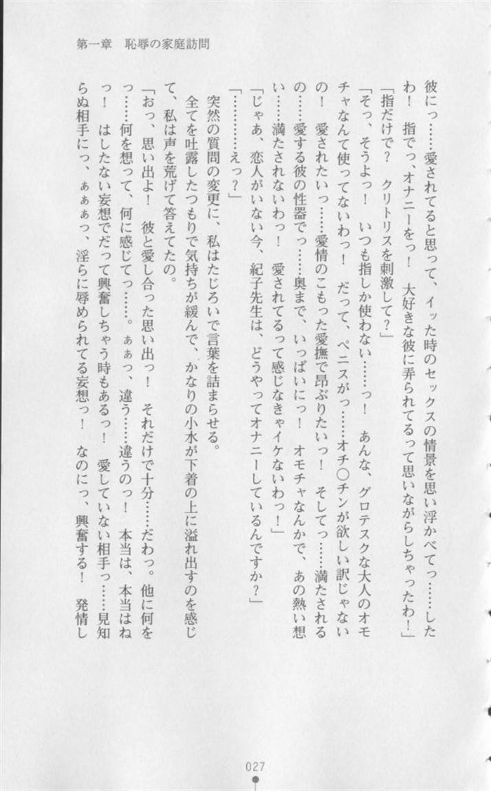 [Rusher Veraku] Onna Kyoushi Noriko Chijoku no Monologue (2D EX Novels 1) - Page 28