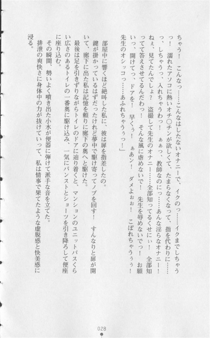 [Rusher Veraku] Onna Kyoushi Noriko Chijoku no Monologue (2D EX Novels 1) - Page 29