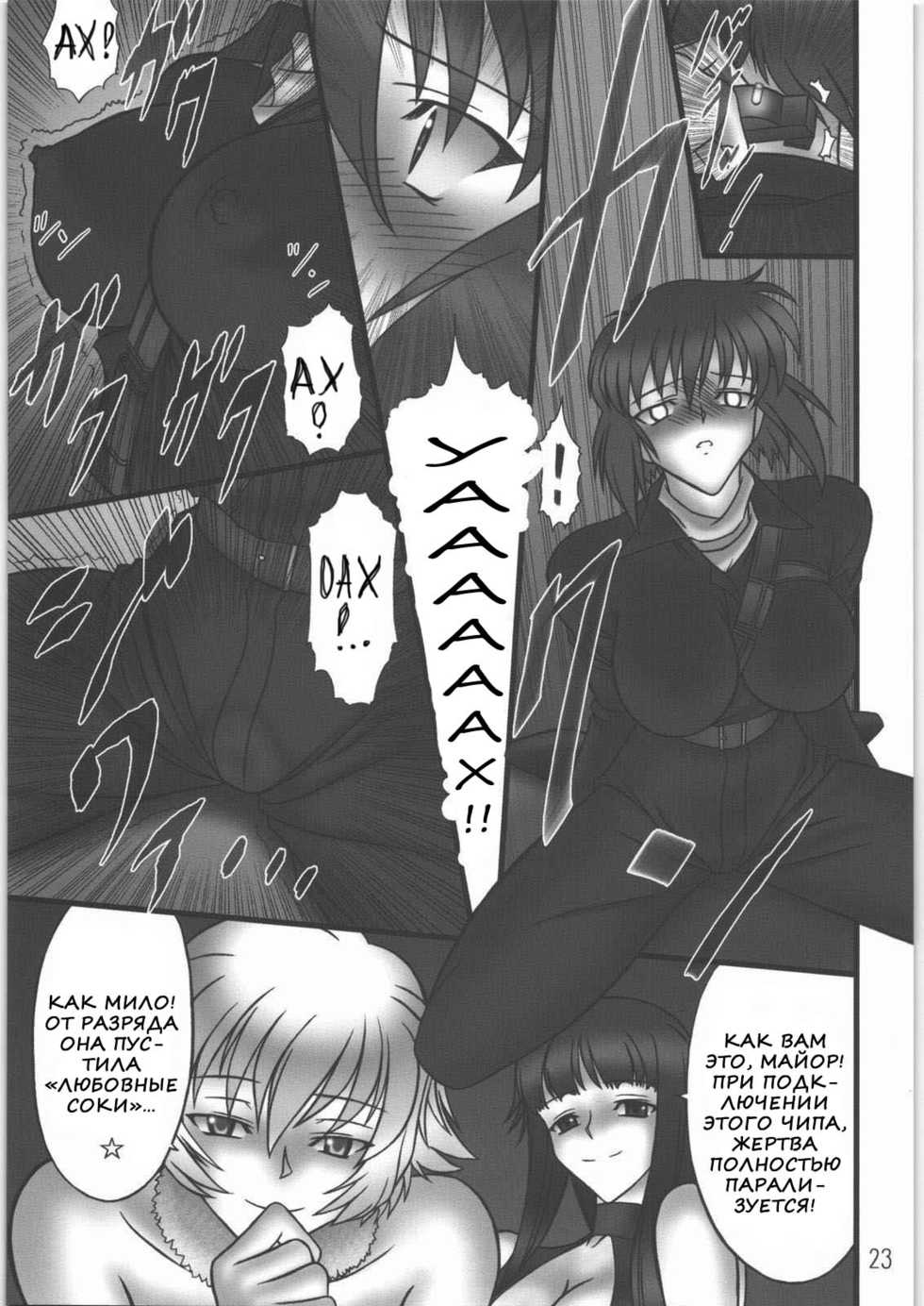 (C71) [AXZ (Hamon Ai)] Application Error 1208 (Ghost In The Shell) [Russian] [Nik & Leri] - Page 24