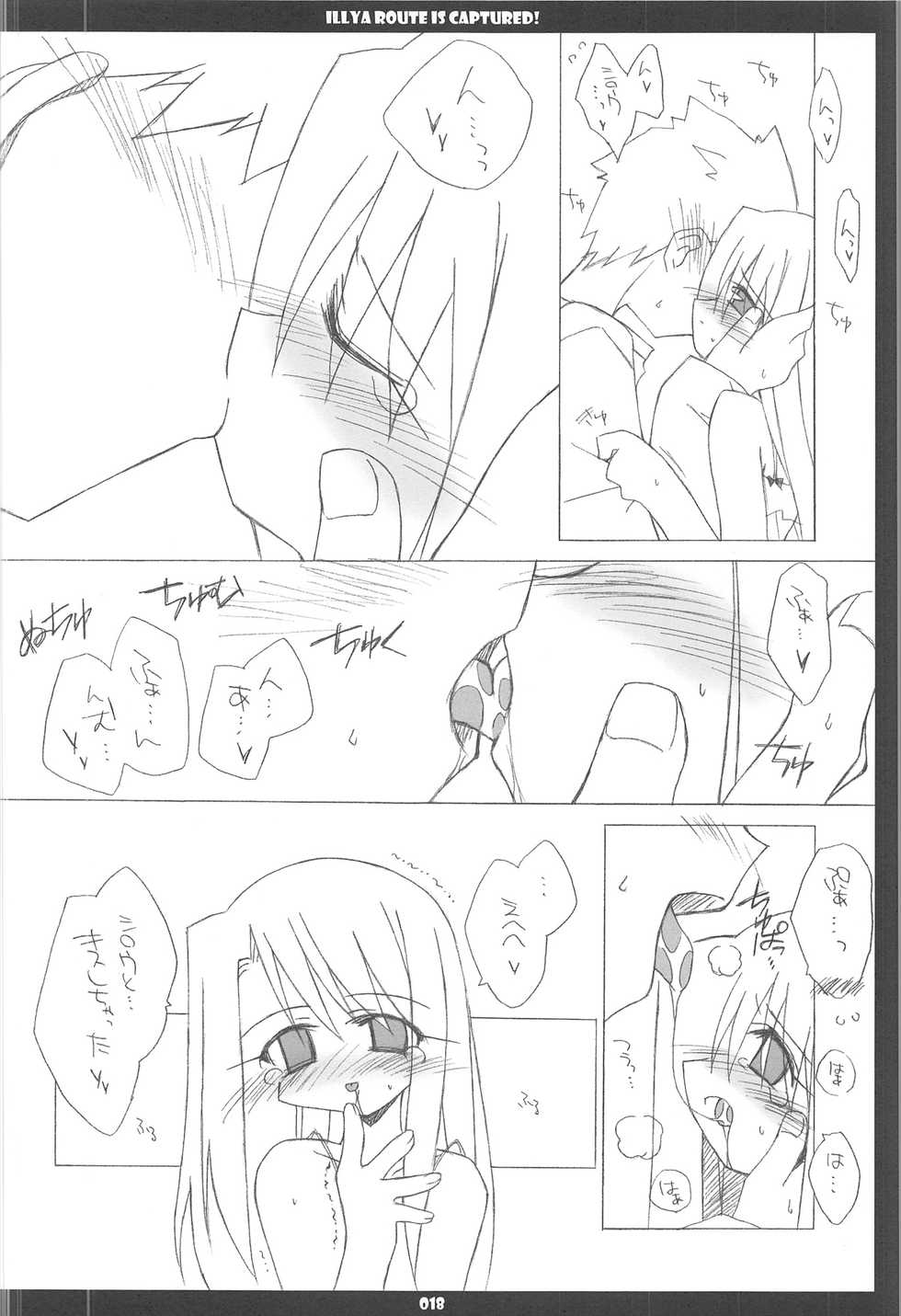 (C68) [THIRD BRAND (Katsumata Kazuki)] Illya Route Kouryaku! Kanzen Kanketsuban (Fate stay night) - Page 18