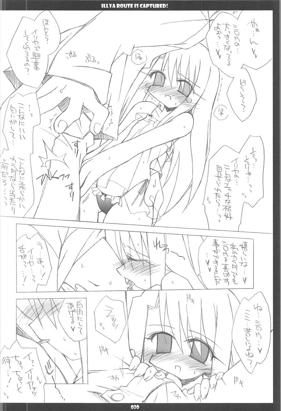 (C68) [THIRD BRAND (Katsumata Kazuki)] Illya Route Kouryaku! Kanzen Kanketsuban (Fate stay night) - Page 20