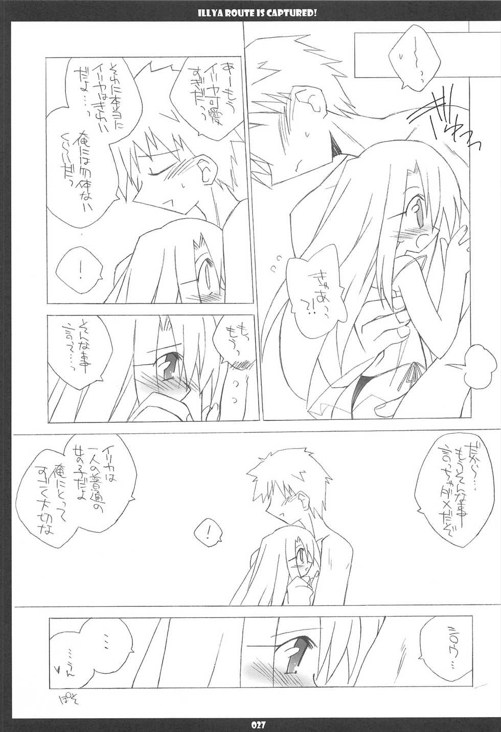 (C68) [THIRD BRAND (Katsumata Kazuki)] Illya Route Kouryaku! Kanzen Kanketsuban (Fate stay night) - Page 27