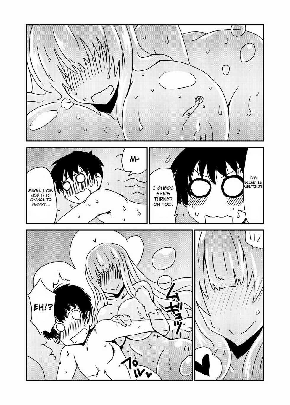 [Hroz] Kyodai na Slime-san no Naka de. | Inside of a Giant Slime [English] [4dawgz + Thetsuuyaku] [Digital] - Page 10