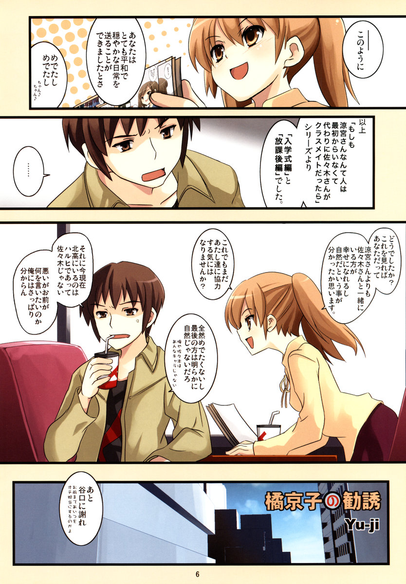 (C73) [OVERALL, no reply (Shiki, Yu-ji)] COOL DRIVE 3 (The Melancholy of Haruhi Suzumiya) - Page 5