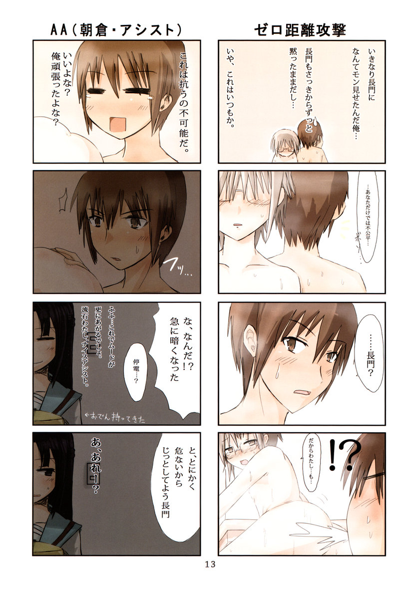 (C73) [OVERALL, no reply (Shiki, Yu-ji)] COOL DRIVE 3 (The Melancholy of Haruhi Suzumiya) - Page 12