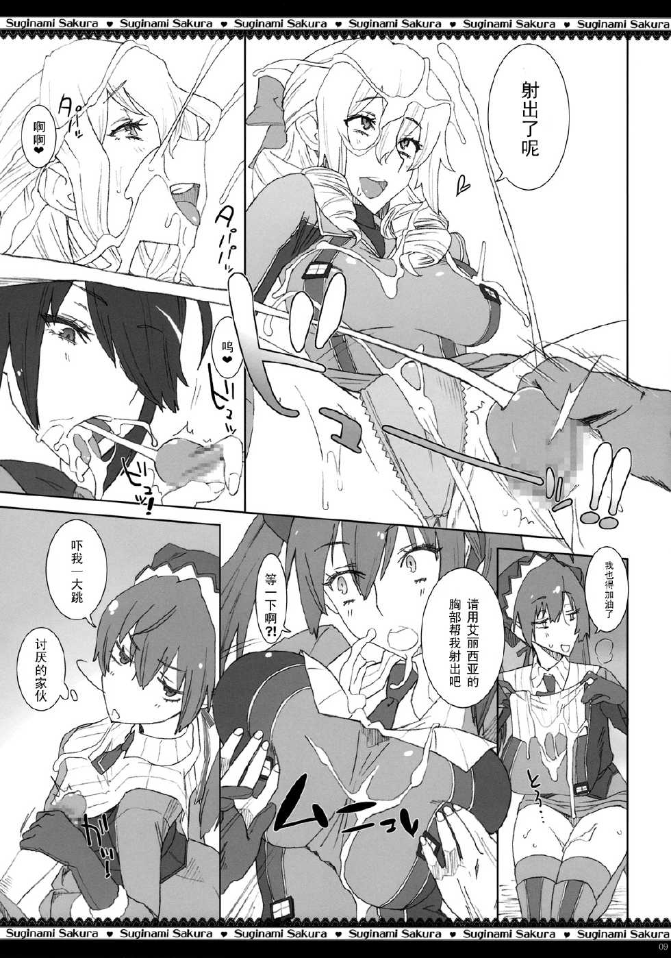(C76) [Suginami Sakura (Ogata Mamimi)] Dai Nana Chijo Buntai ~Ute, Alicia no Tebukuro ni ♥~ (Valkyria Chronicles) [Chinese] [黑条汉化] - Page 10