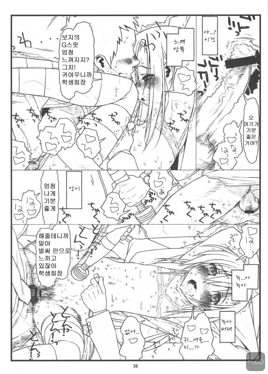 (C79) [bolze. (rit.)] Orera to Kanojo ga Dorei to Shujin de Seitokaichou (Hayate no Gotoku!) [Korean] - Page 35