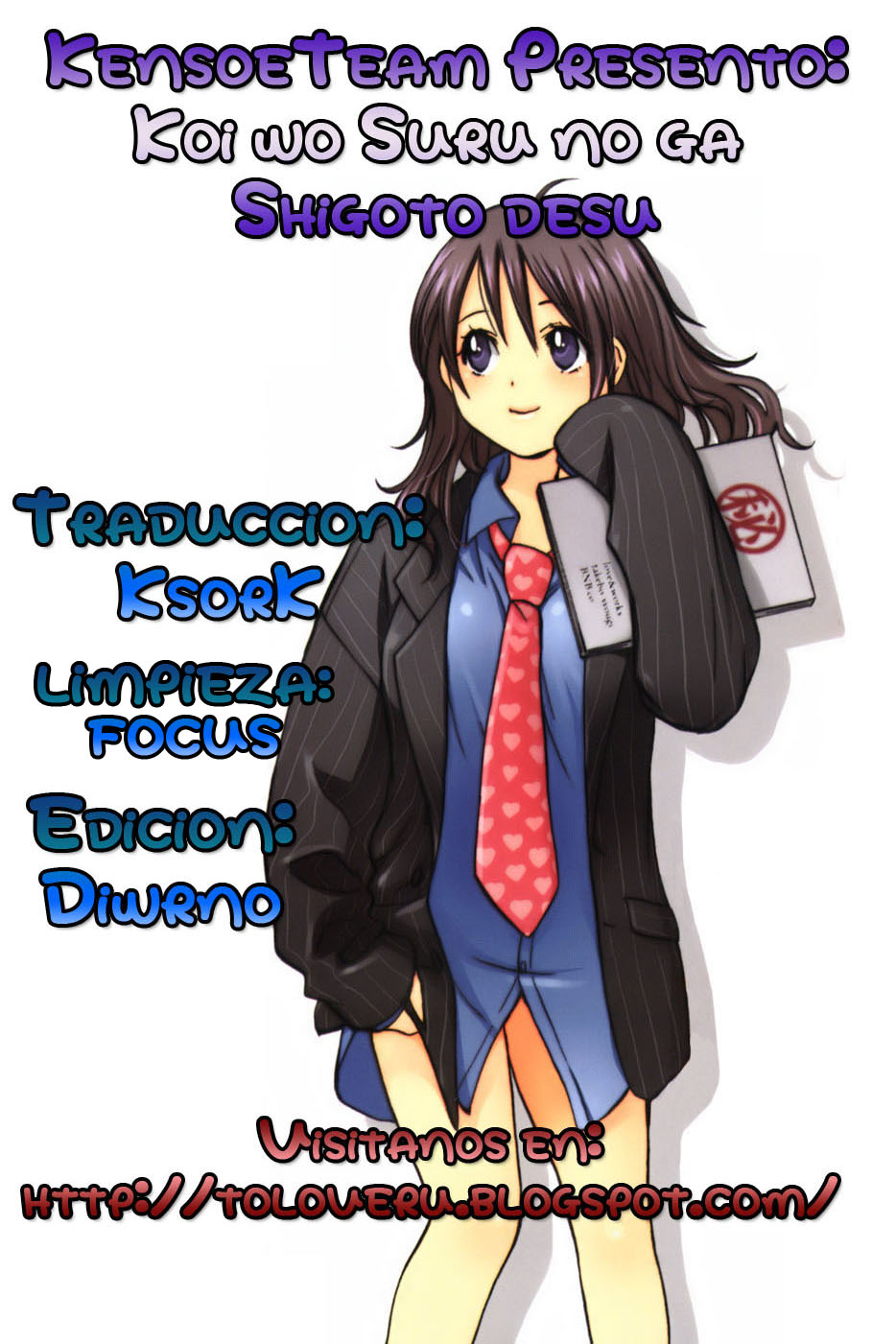 [Harumi Chihiro] Koi o Suru no Ga Shigoto Desu. - Falling In Love Is Work. 2 [Spanish] [KensoeTeam] - Page 1