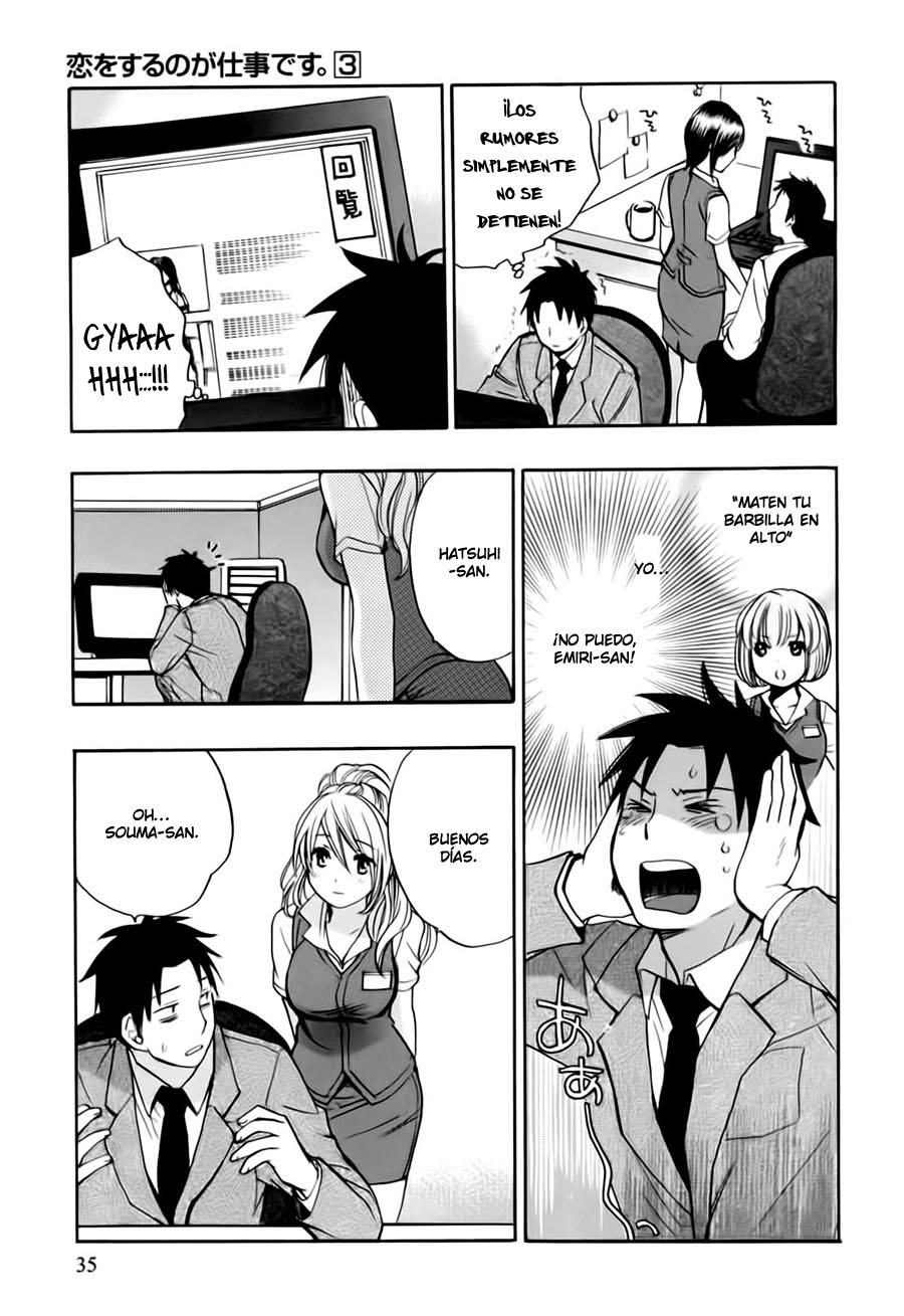 [Harumi Chihiro] Koi o Suru no Ga Shigoto Desu. - Falling In Love Is Work. 3 [Spanish] [KensoeTeam] - Page 36
