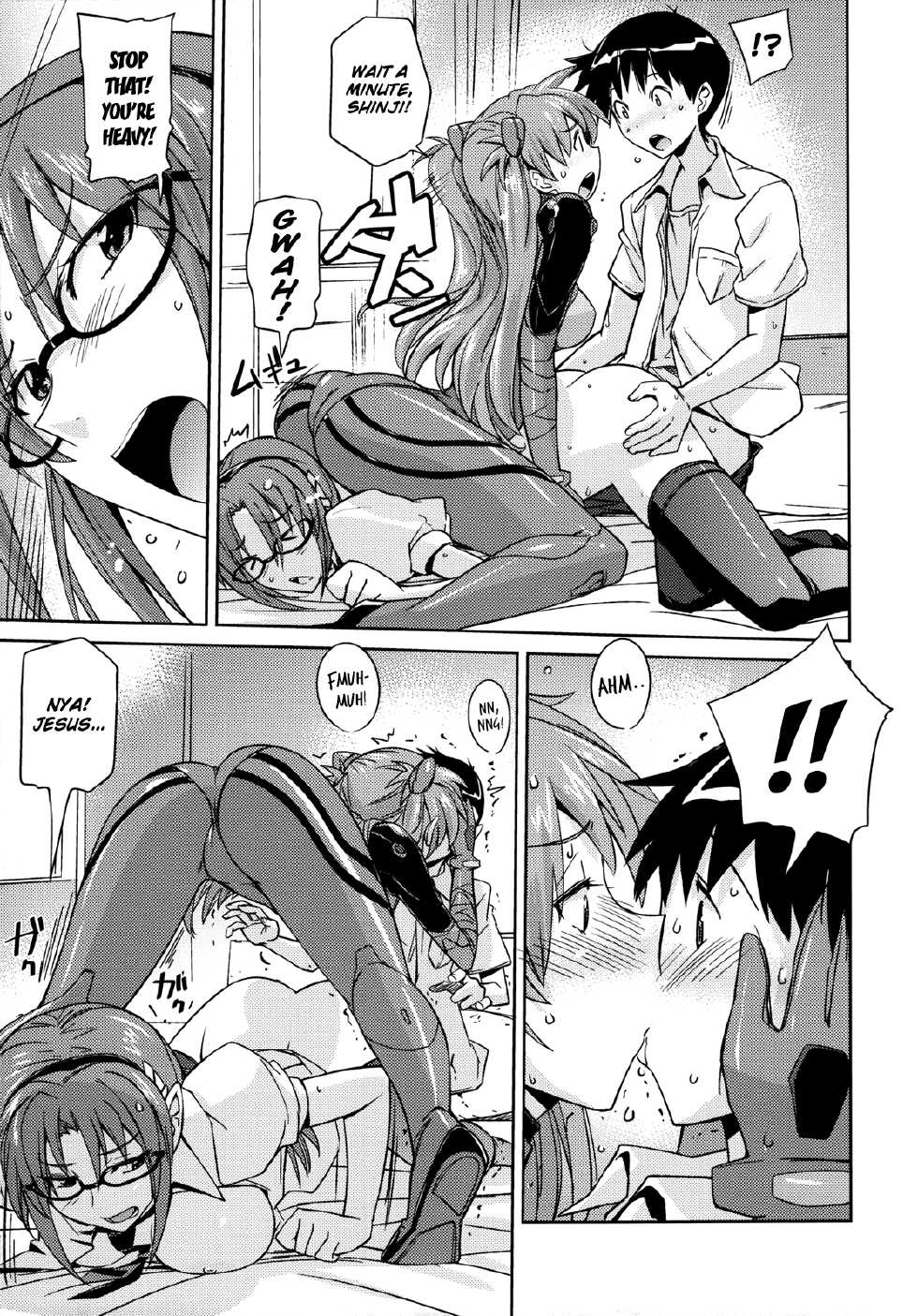 (C82) [Poyopacho (UmiUshi)] Poyopacho AM (Neon Genesis Evangelion) [English] ==Strange Companions== - Page 12