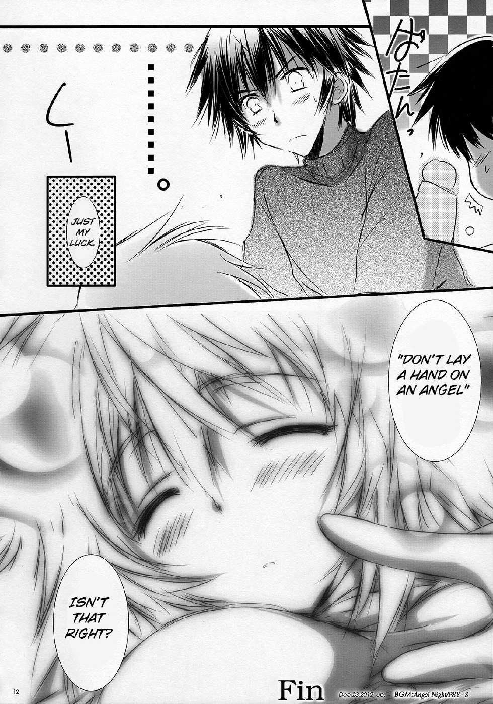 (C83) [SONIC WINTER (Tsukishima Kai, Hanzaki Ran)] Angel Night (IS <Infinite Stratos>, Haiyore! Nyaruko-san) [English] [Rapid Switch] - Page 11