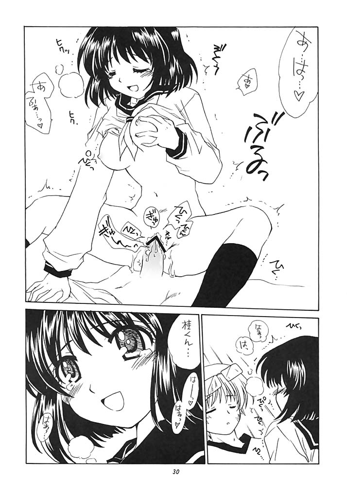 (C63) [Purin Yokochou (Ouka Sushi)] Pretty Lesson 1 (Onegai Teacher) - Page 29