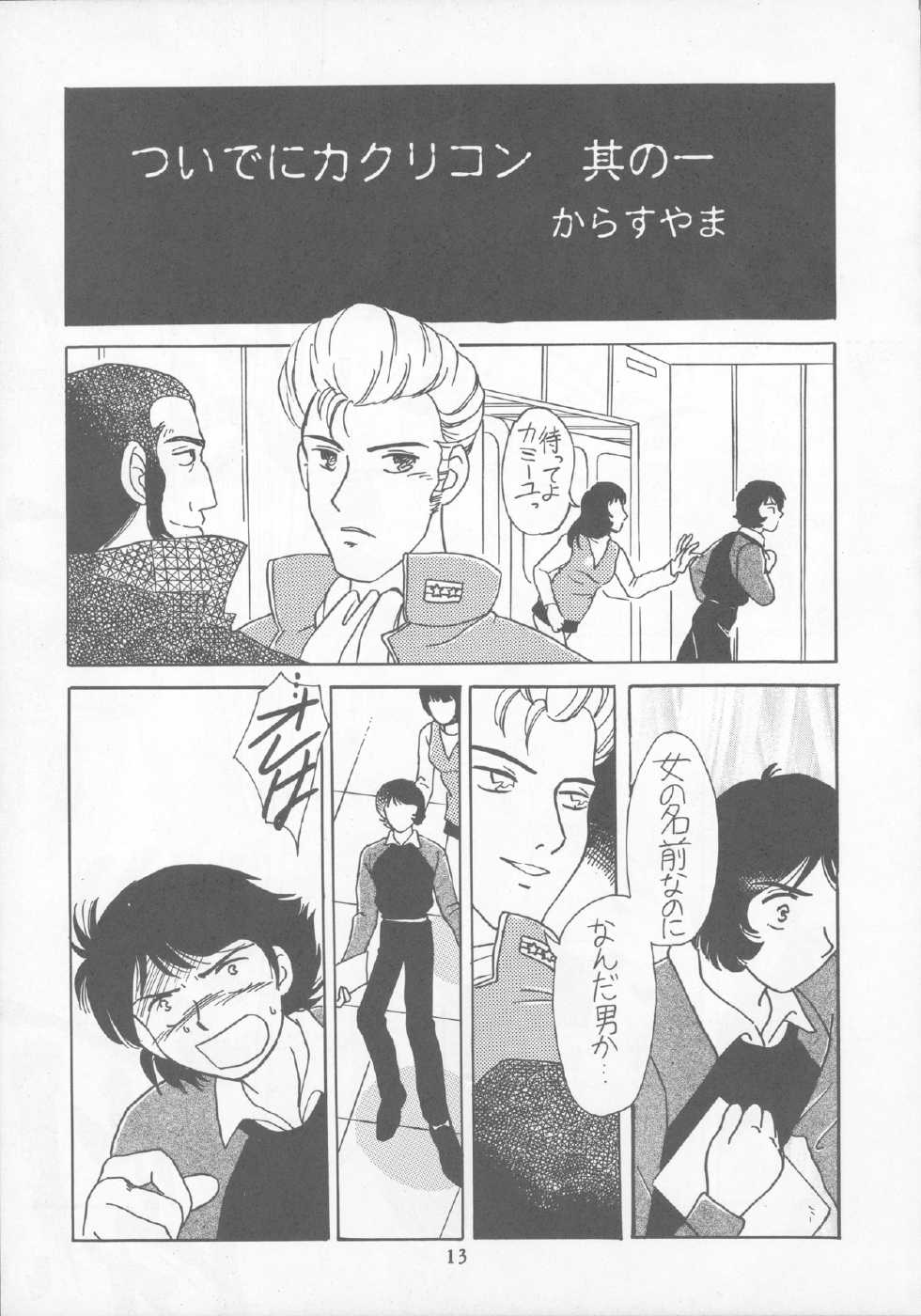 (Comic Castle 10) [Paradise City (Various)] Tabeta Kigasuru 22 ~Bara-iro no Jinsei?~ (Zeta Gundam) - Page 12