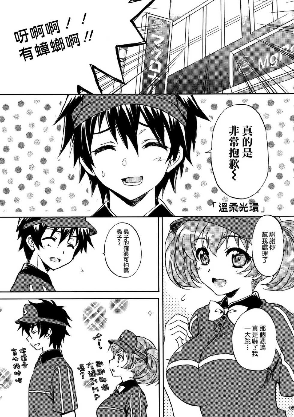 (COMIC1☆7) [SUKAPON-DO (Kagawa Tomonobu, Yano Takumi)] Maou-sama to Issho! (Hataraku Maou-sama!) [Chinese] [空気系☆漢化] - Page 5