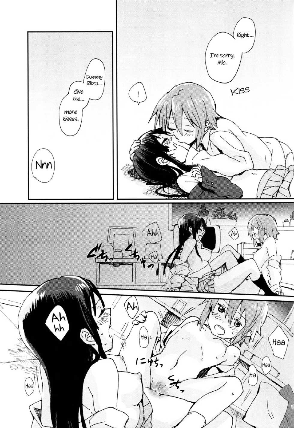 (C83) [Super Sentou, The Shakya (Fukutarou, Oke)] Gekkan Otona no RitsuMio Zoukangou | Monthly RitsuMio for Adults - Special Edition (K-On!) [English] [Yuri-ism] - Page 16