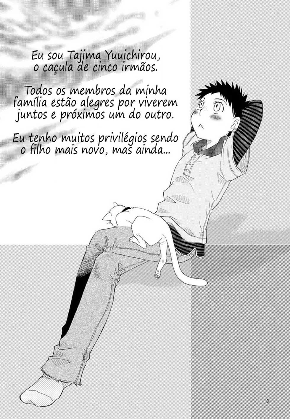 (C73) [Blue Drop (Guri)] Tennen Shikou 2 (Ookiku Furikabutte) [Portuguese-BR] [Decensored] - Page 3