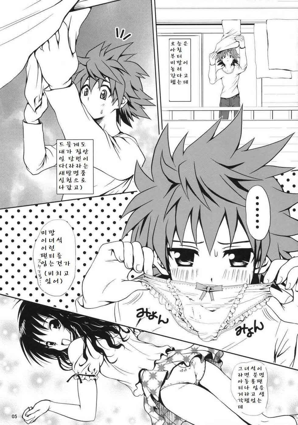 (SC39) [Shiawase Kanmiryou (Yuki Tomoshi)] R Mikan (To LOVE-Ru) [Korean] - Page 4