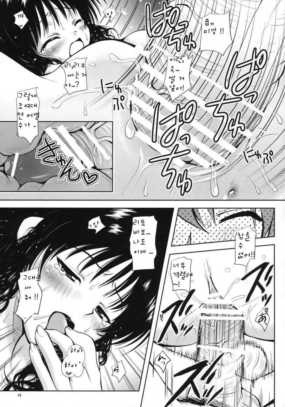 (SC41) [Shiawase Kanmiryou (Yuki Tomoshi)] R Mikan 2 (To LOVE-Ru) [Korean] - Page 14