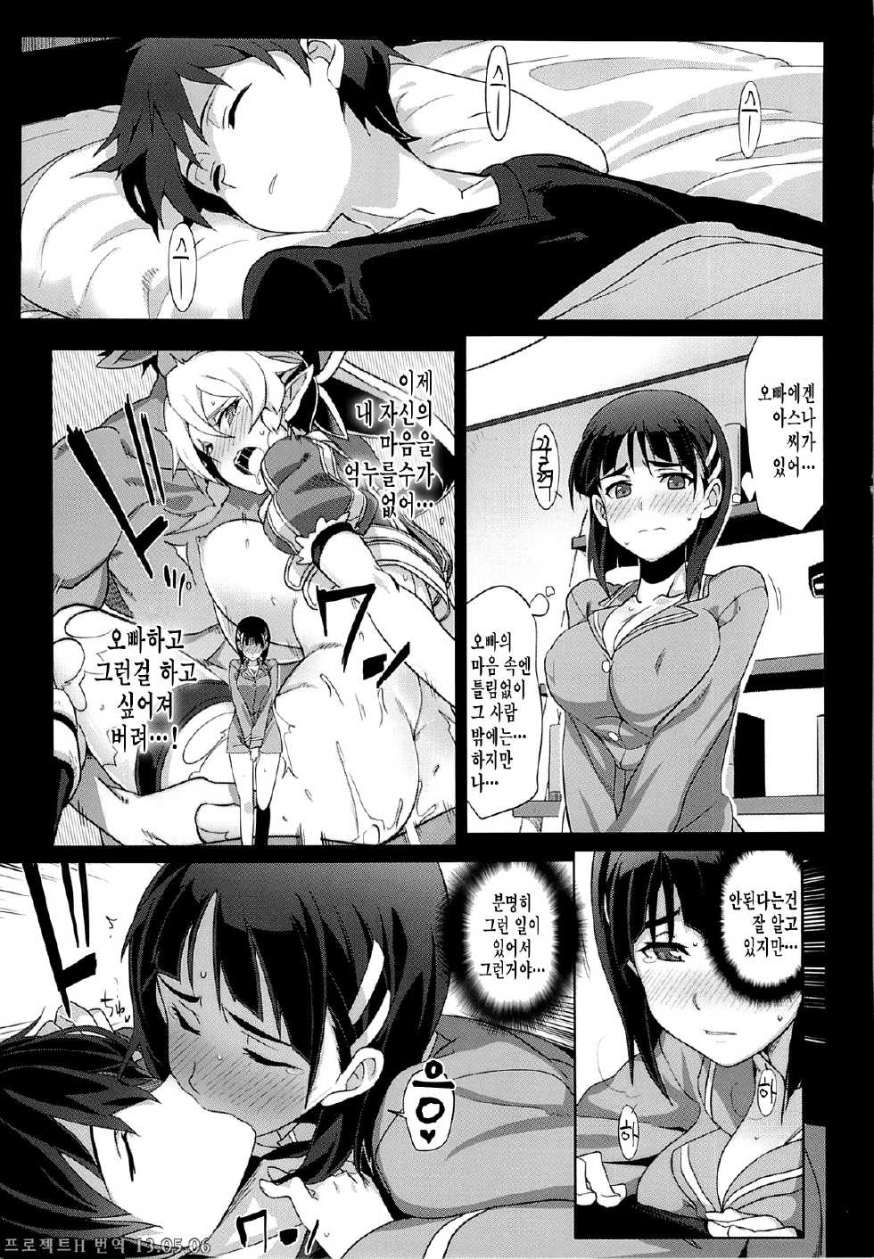 (C83) [Ningen tte Iina (Ningen)] Slave To Your Love (Sword Art Online) [Korean] [Project H] - Page 10