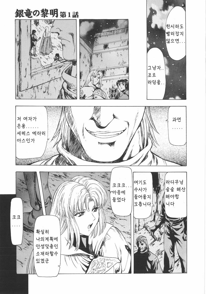 [Mukai Masayoshi] Ginryuu no Reimei | Dawn of the Silver Dragon Vol. 1 [Korean] - Page 12