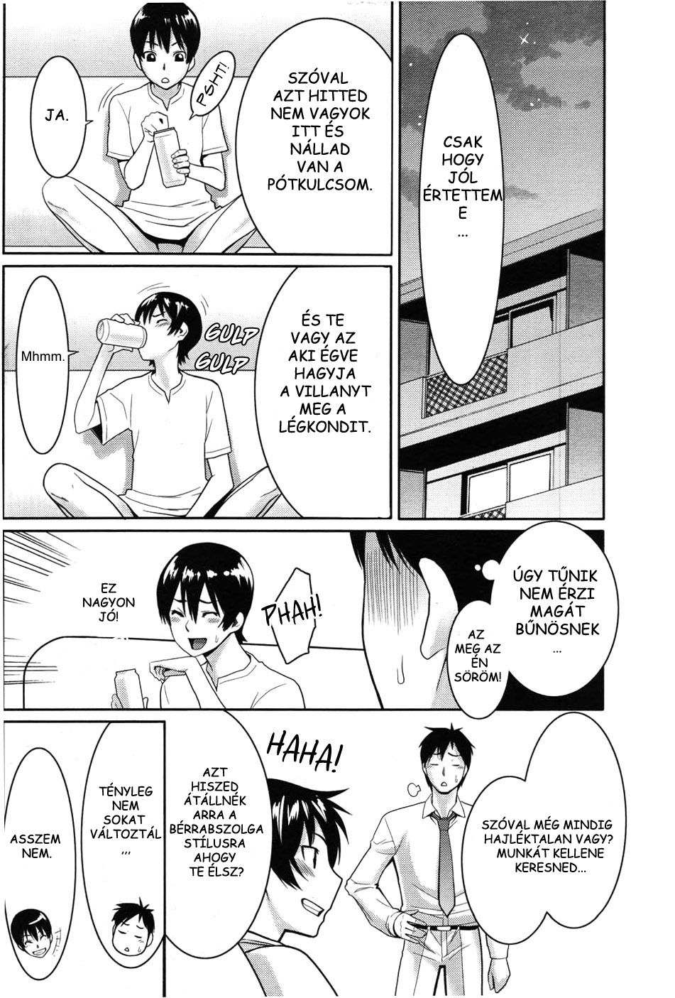 [Mikami Cannon] Sanchoume no Tama | Tama from Third Street Ch. 2 (Men's Young 2007-10) [Hungarian] [ProfWilliam] - Page 4