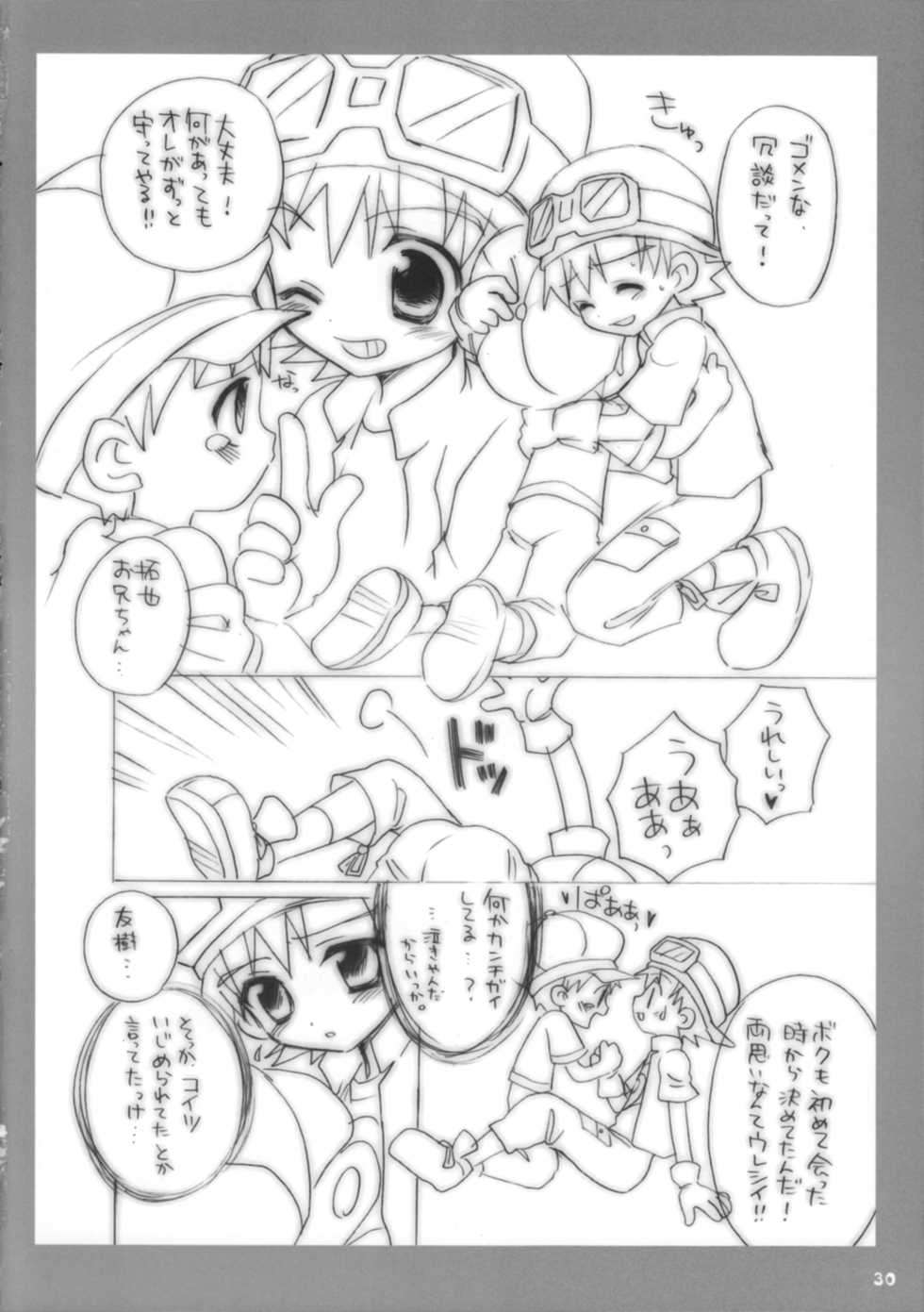 (C62) [Houkago Paradise (Sasorigatame)] Tin Tin Town! (Digimon Frontier) - Page 31