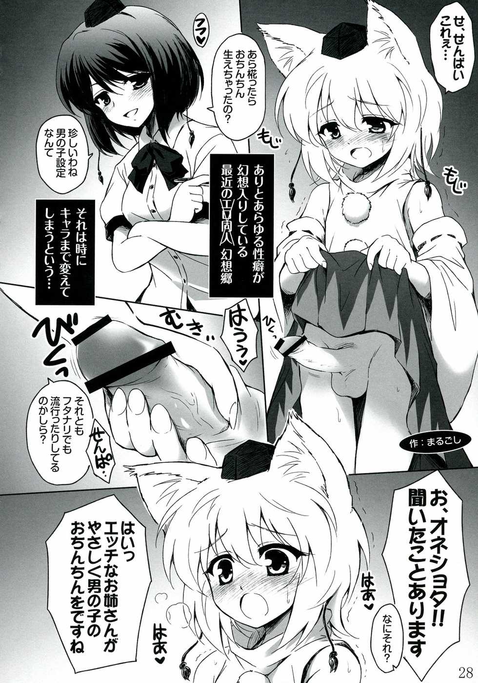 (Kamuisai 5) [Rice Ball (Various)] Ore-tachi wa Kono Seiheki o Shiirarete Irunda! (Touhou Project) - Page 28