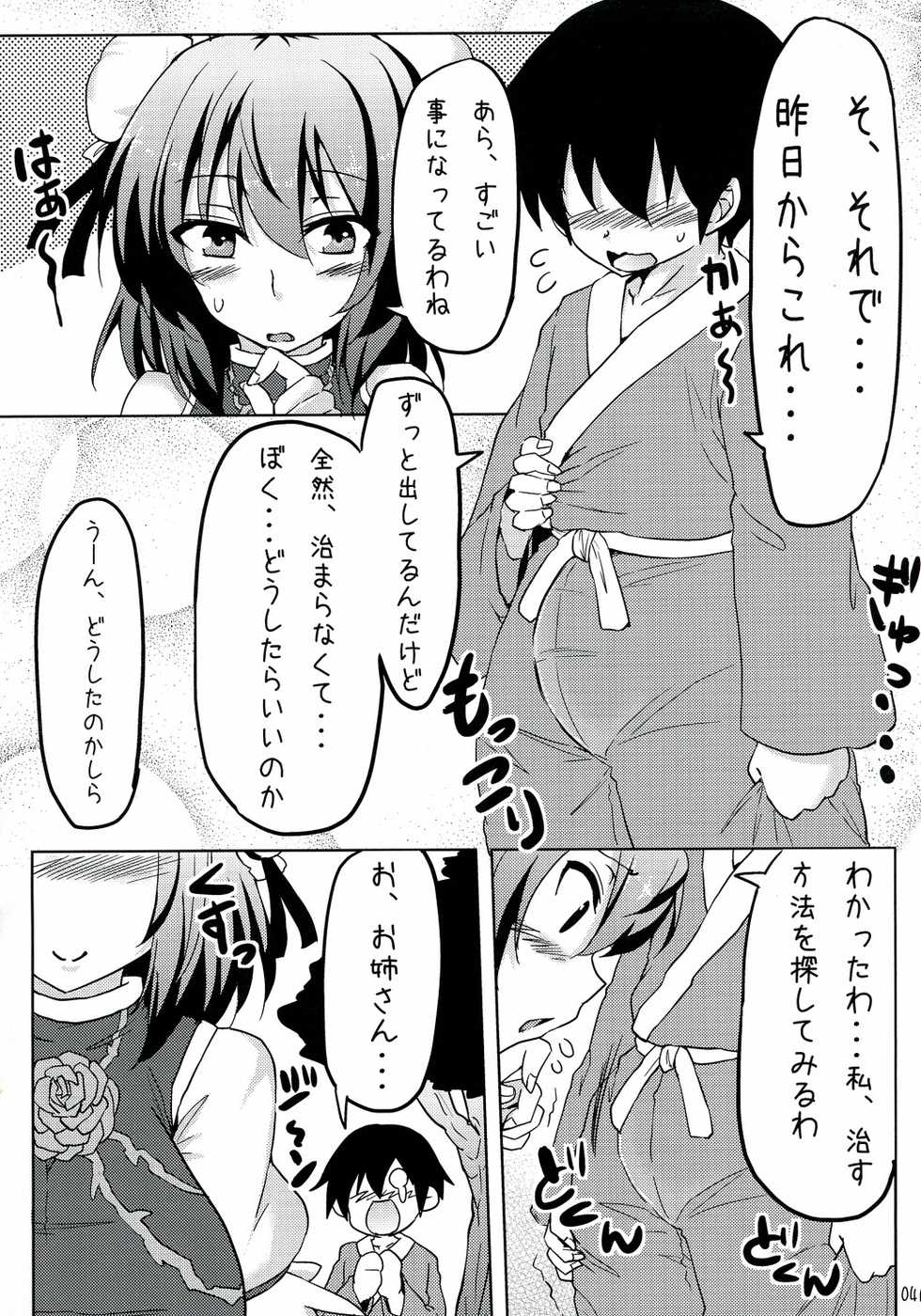 (C81) [Arysuivery & Chiyohan (Ayakase Riberi, Chiyoko)] Kasen ni Medizin 2 (Touhou Project) - Page 4