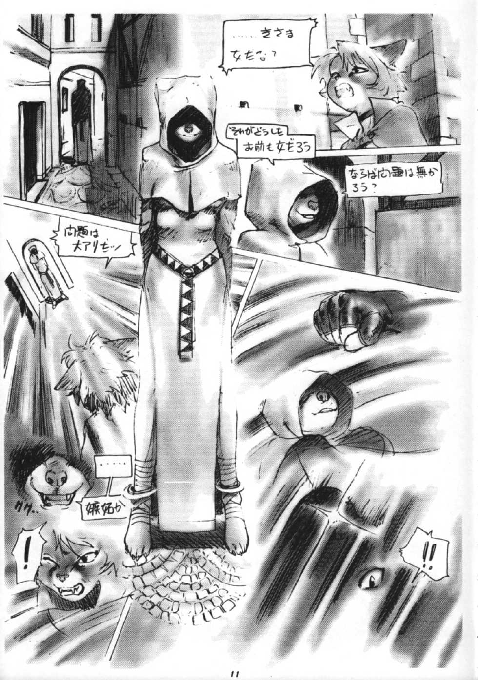 (C57) [TEAM SHUFFLE (Various)] Kemono no Sho Roku - Book of The Beast 6 - Page 12