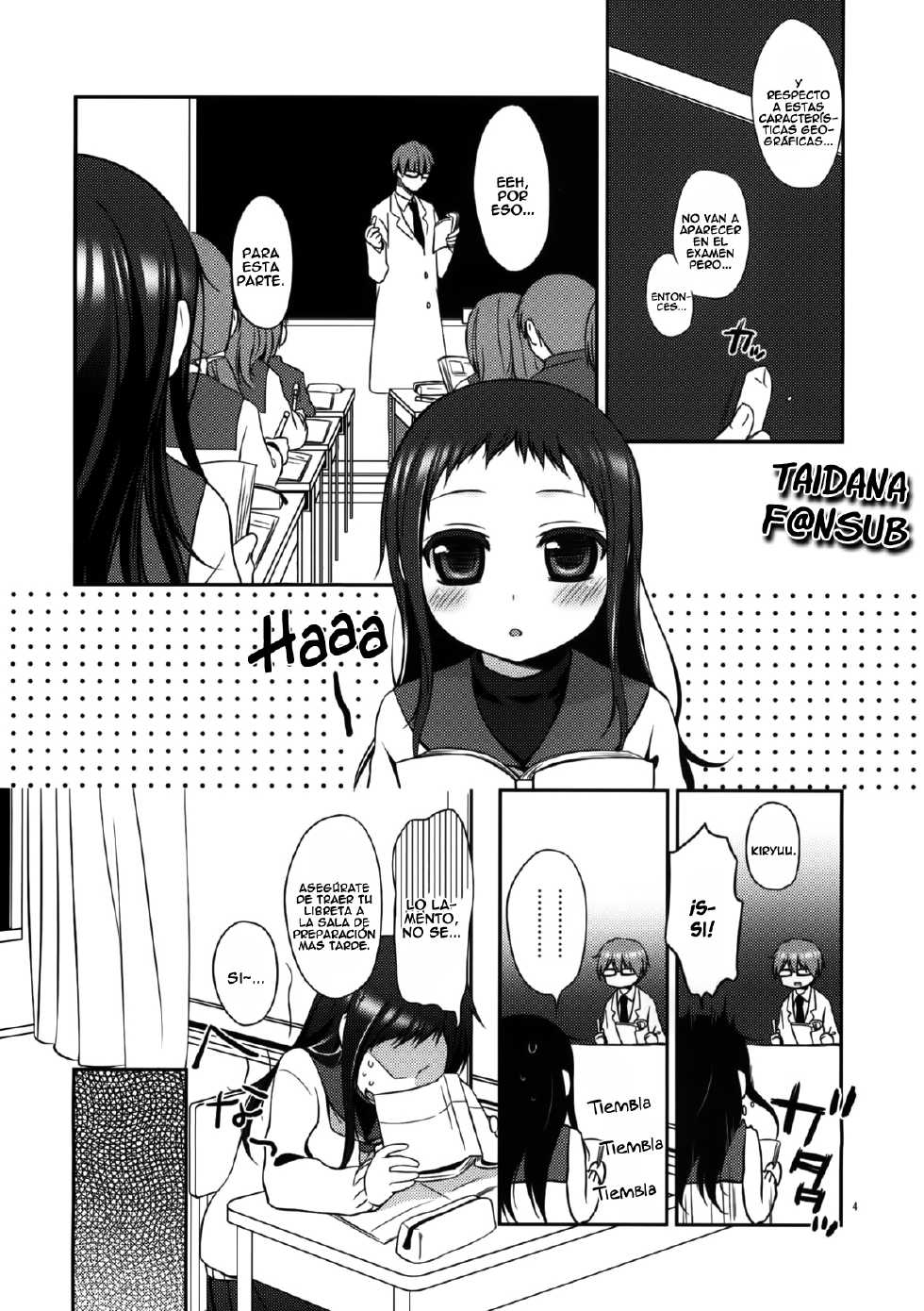 (C79) [Hitsuji-1ban-Shibori (Hitsuji Hako)] Sensei to, Ikenai Koto 2 [Spanish] [Taidana F@nsub] - Page 3