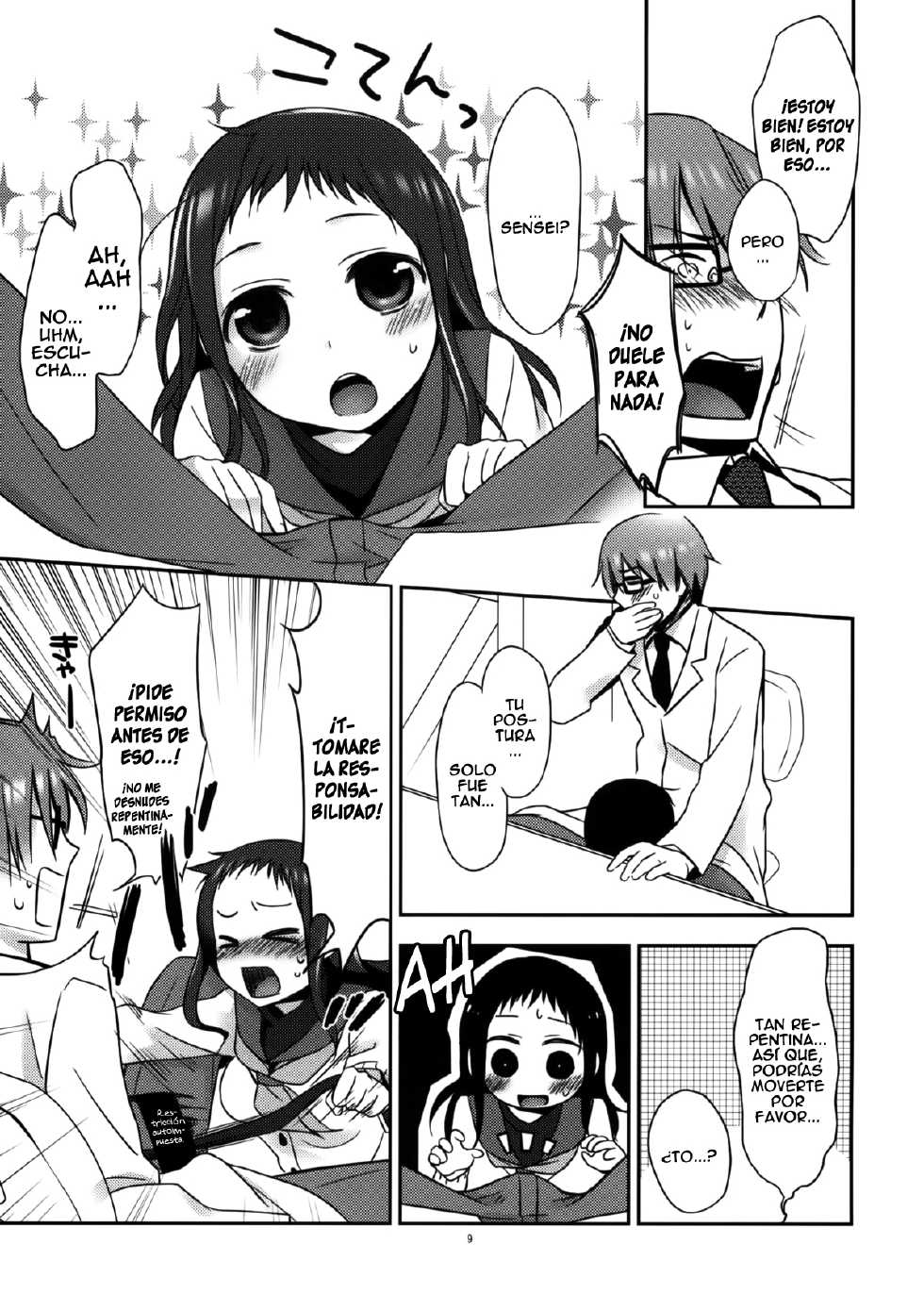 (C79) [Hitsuji-1ban-Shibori (Hitsuji Hako)] Sensei to, Ikenai Koto 2 [Spanish] [Taidana F@nsub] - Page 8