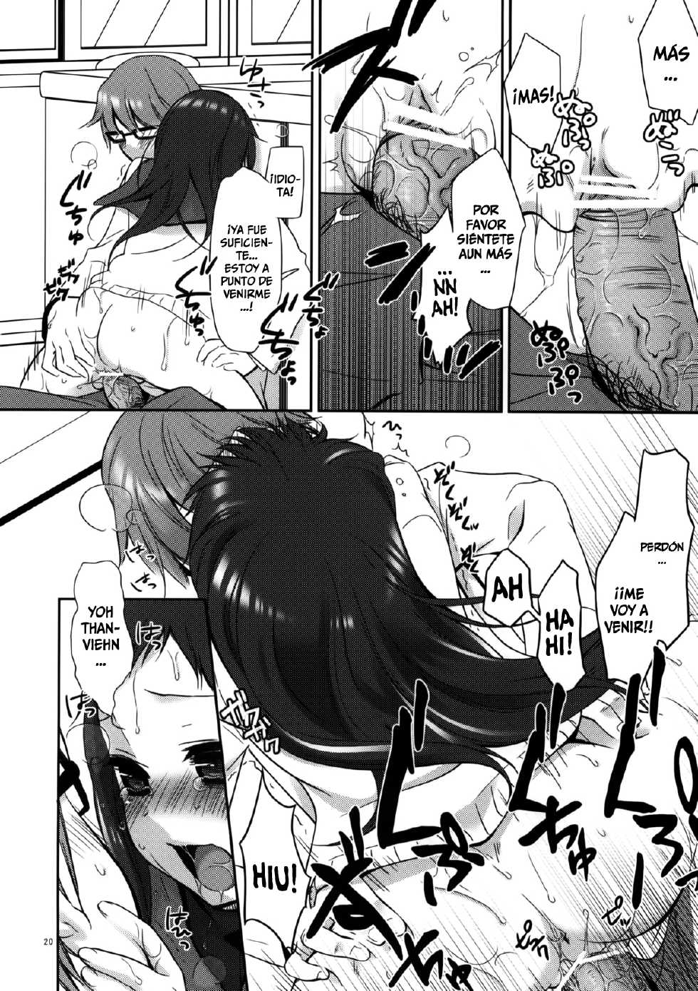 (C79) [Hitsuji-1ban-Shibori (Hitsuji Hako)] Sensei to, Ikenai Koto 2 [Spanish] [Taidana F@nsub] - Page 19