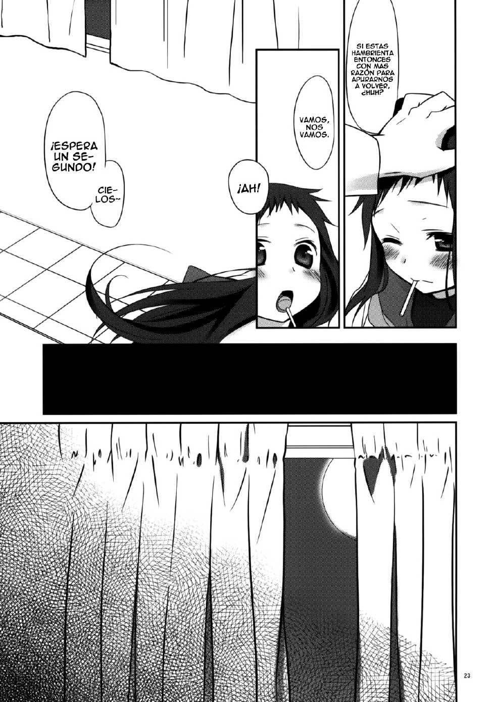 (C79) [Hitsuji-1ban-Shibori (Hitsuji Hako)] Sensei to, Ikenai Koto 2 [Spanish] [Taidana F@nsub] - Page 22