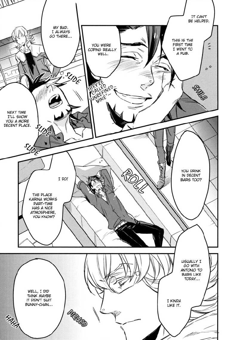 (Boku no Hero) [MICROMACRO, cinnamon (Yamada Sakurako, Macho)] LET'S GO HAVE A DRINK (TIGER & BUNNY) [English] [Harudaki] - Page 9