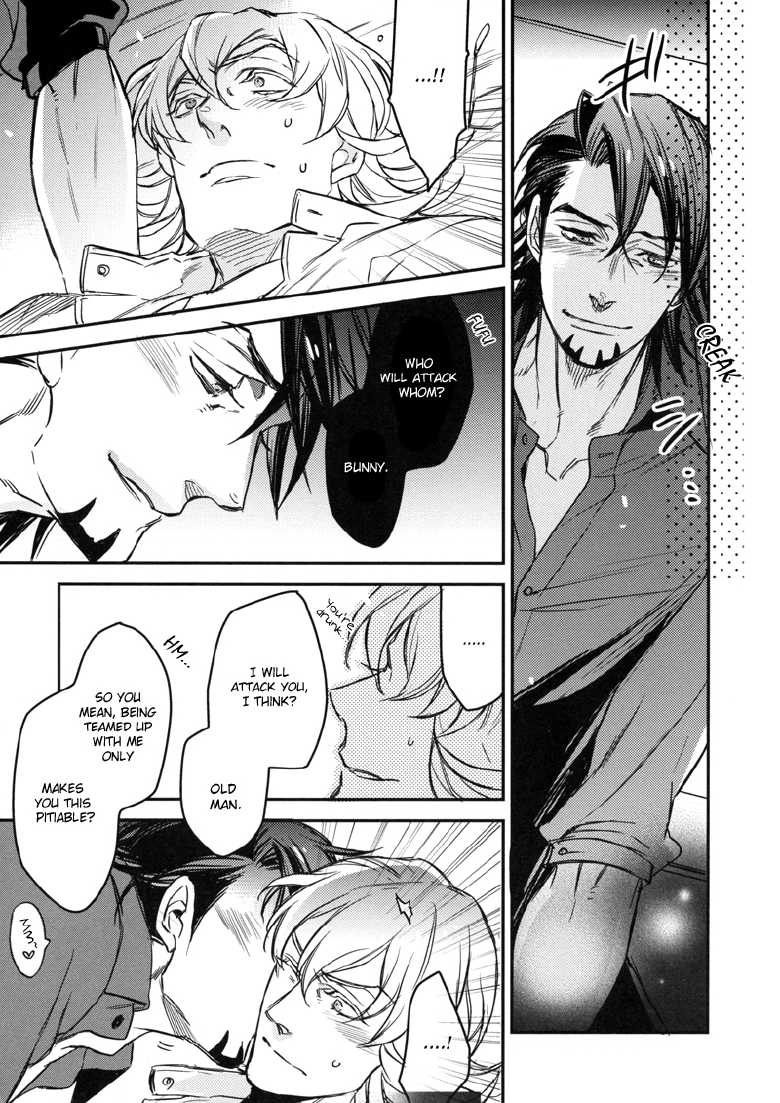 (Boku no Hero) [MICROMACRO, cinnamon (Yamada Sakurako, Macho)] LET'S GO HAVE A DRINK (TIGER & BUNNY) [English] [Harudaki] - Page 15