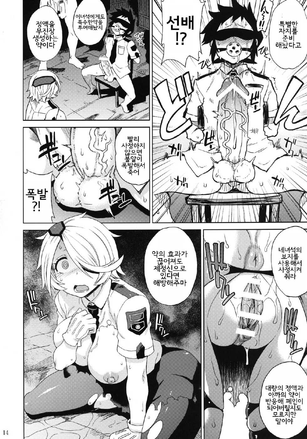 [Choujikuu Yousai Kachuusha (Denki Shougun)] Shinmai Nikubenki Ki*ko-san (Shinmai Fukei Kiruko-san) [Digital] (korean) - Page 14