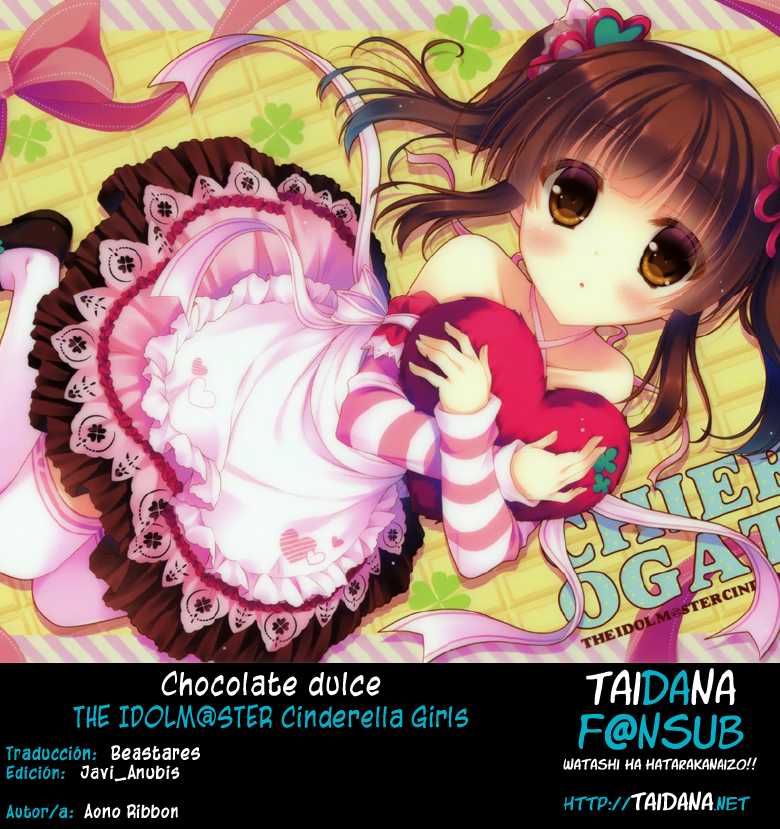 (COMIC1☆7) [@ism (Aono Ribbon)] Sweet Chocolate | Chocolate dulce (THE IDOLM@STER CINDERELLA GIRLS) [Spanish] [Taidana F@nsub] - Page 15