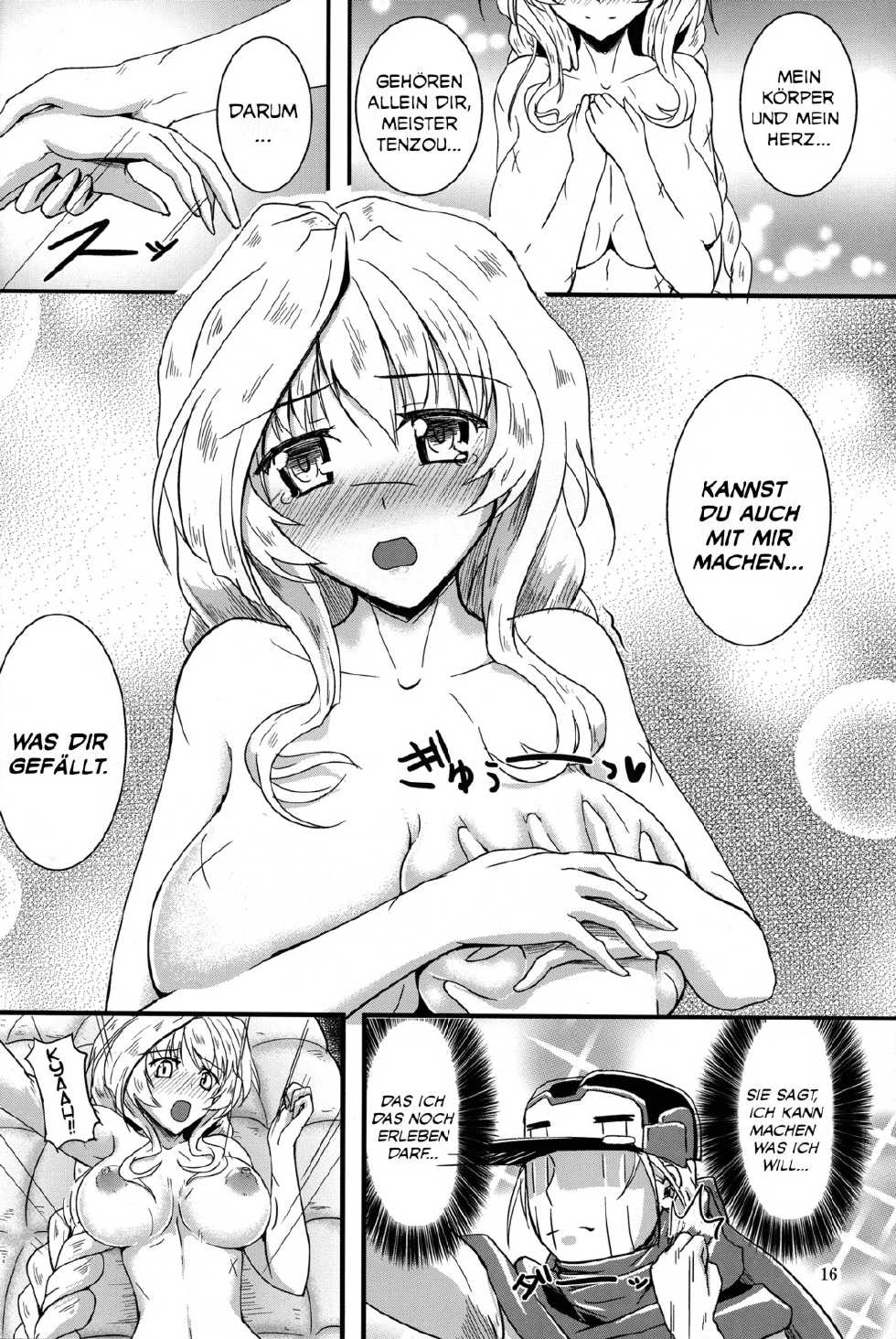 (C83) [Nuno no Ie (Moonlight)] Shi-jou Ikken No Suiren (Kyoukai Senjou no Horizon) [German] {schmidtsst} - Page 15