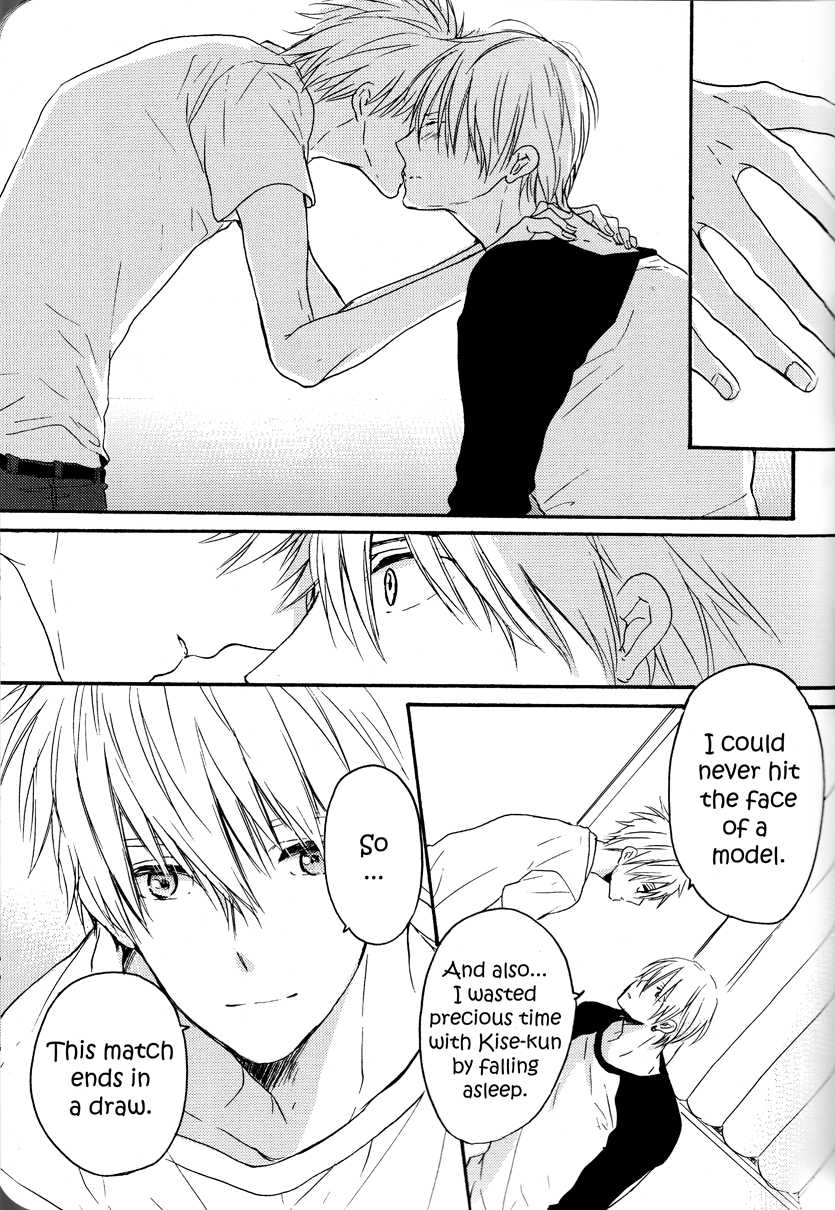 (C83) [OOPS (Aiba Tomo)] Kise-kun Nemui Desu (Kuroko no Basuke) [English] [Crazy Kouzu Scanlations] - Page 25