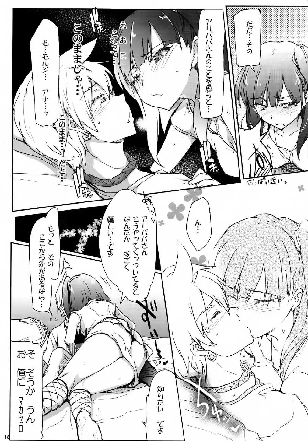 (COMIC1☆7) [RIBI Dou (Higata Akatsuki)] Nettaiya -MAGIGIRLS- (Magi: The Labyrinth of Magic) - Page 17