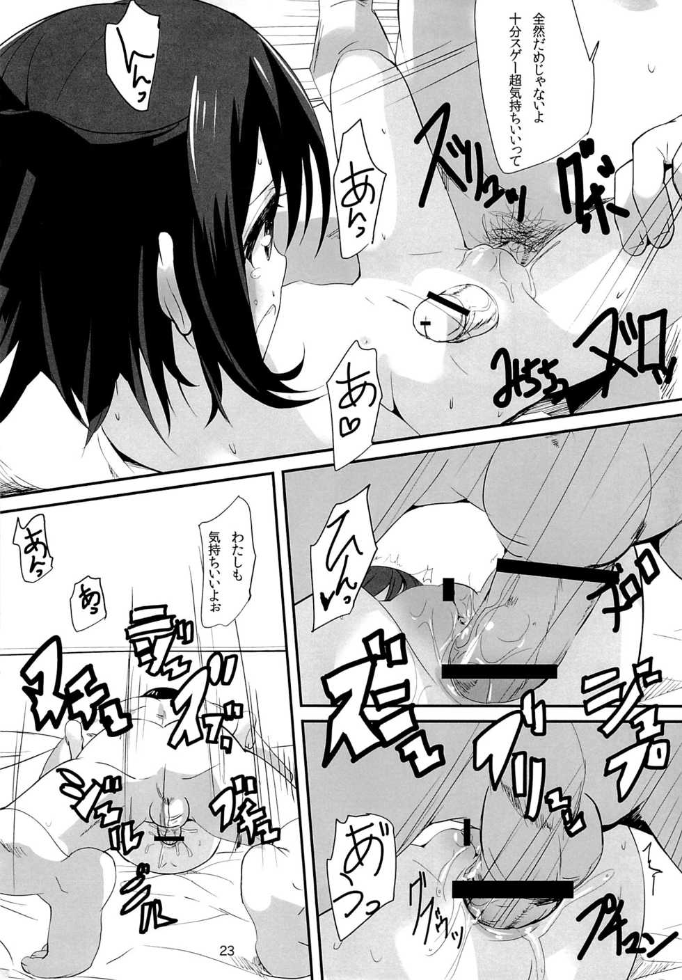 (C83) [Bizensiki Roroppu (Bizen)] Meikko no Oshiri o Training Suru Hon - Page 22